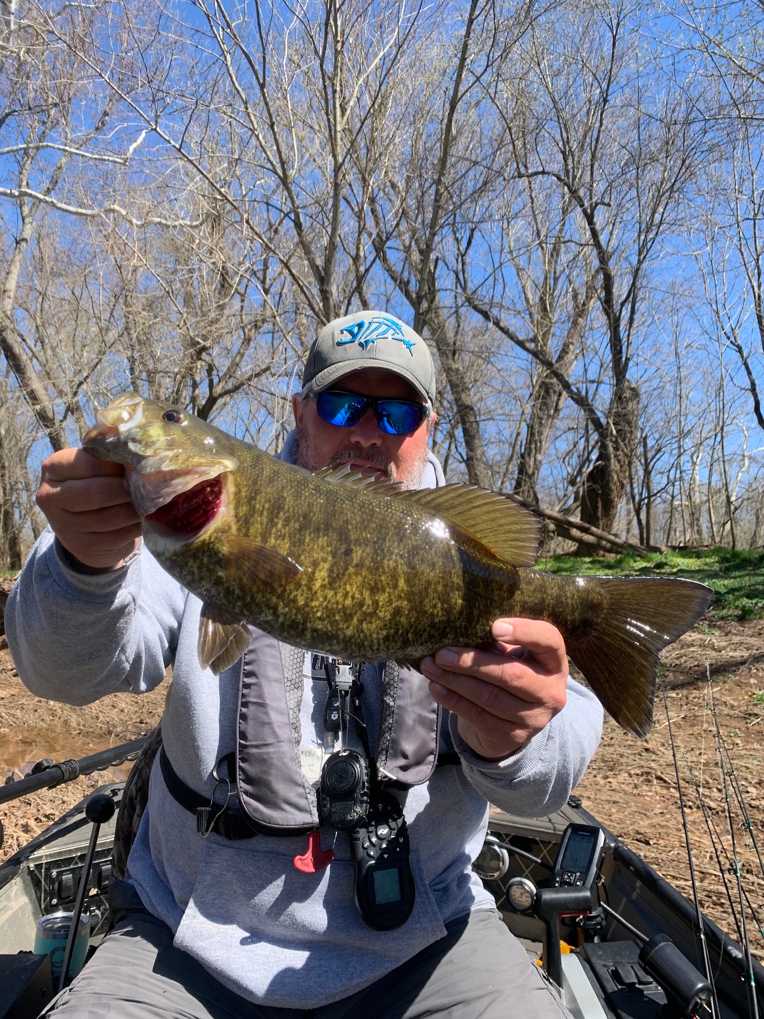 Guided fishing trip on the Susquehanna River